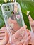 Oppo A15/A15S Kılıf 3D Kalpli Inci Tasarımlı Desenli Kamera Korumalı Şeffaf Silikon Kapak 2