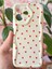 Xiaomi Redmi 12 4g Kılıf Kamera Korumalı Dalga Kenarlı Kırmızı Kalp Desenli Silikon Kapak 2