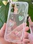 Vivo Y35 Kılıf 3D Kalpli Inci Tasarımlı Desenli Kamera Korumalı Şeffaf Silikon Kapak 1