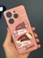 Tecno Spark 10 Pro Uyumlu Kılıf Kamera Korumalı Tavşan Figürlü Pembe Yumuşak Silikon Kapak 2
