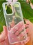 Realme Note 60 Kılıf Fiyonk Desenli Şeffaf Simli Gümüş Kamera Çıkıntılı Parlak Kapak 4