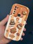 Xiaomi Redmi Note 8 Kılıf Tasarımlı Desenli Kamera Korumalı Ayıcık Bisküvi Renkli Cofffe Silikon Kapak 3