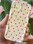 Apple iPhone Xs Max Kılıf Kamera Korumalı Dalga Kenarlı Kırmızı Kalp Desenli Silikon Kapak 1