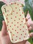 Apple iPhone Xs Max Kılıf Kamera Korumalı Dalga Kenarlı Kırmızı Kalp Desenli Silikon Kapak 3