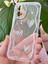 Oppo A38 Kılıf 3D Kalpli Inci Tasarımlı Desenli Kamera Korumalı Şeffaf Silikon Kapak 1