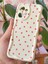 Xiaomi Redmi Note 12 4g Kılıf Kamera Korumalı Dalga Kenarlı Kırmızı Kalp Desenli Silikon Kapak 4