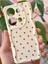 Xiaomi Redmi Note 13 4g Kılıf Kamera Korumalı Dalga Kenarlı Kırmızı Kalp Desenli Silikon Kapak 3