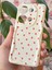 Xiaomi Redmi Note 13 4g Kılıf Kamera Korumalı Dalga Kenarlı Kırmızı Kalp Desenli Silikon Kapak 4