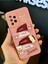 Samsung Galaxy A13 Uyumlu Kılıf Tasarımlı Desenli Kamera Korumalı Tavşan Pembe Yumuşak Silikon Kapak 2