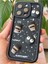 Apple iPhone 14 Pro Kılıf Tasarımlı Desenli Kamera Korumalı Coffee Kurabiye Siyah Yumuşak Silikon Kapak 5