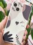 Apple iPhone 14/13 Uyumlu Kılıf Tasarımlı Desenli Kamera Korumalı Secret Garden Kalp Yumuşak Silikon Kapak 1