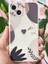 Apple iPhone 14/13 Uyumlu Kılıf Tasarımlı Desenli Kamera Korumalı Secret Garden Kalp Yumuşak Silikon Kapak 2