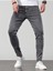 Erkek Casual Normal Bel Jean Kot Pantolon 1