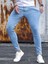 Erkek Casual Normal Bel Jean Kot Pantolon 3