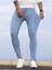 Erkek Casual Normal Bel Jean Kot Pantolon 2