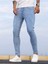 Erkek Casual Normal Bel Jean Kot Pantolon 5