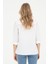 Kadın Uzun Kollu Keten Karışımlı Regular Fit Basic Gömlek 1840395 2