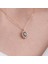 0,95 Ct Aleksandrıt 0,25 Ct Pırlanta (Signity) Taşlı Anturajlı Vintage 925 Ayar Gümüş Tasarım Kolye 3