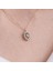 0,95 Ct Aleksandrıt 0,25 Ct Pırlanta (Signity) Taşlı Anturajlı Vintage 925 Ayar Gümüş Tasarım Kolye 5