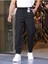 Erkek Örme Kumaş Rahat Geniş Kalıp Casual Jogger Pantolon 1