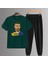 Edin Dzeko Fotoğraf Futbol Forma Baskılı Unisex Kısa Kollu Tişört Regular Fit T-Shirt Eşofman Takımı 1