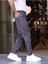 Erkek Örme Kumaş Rahat Geniş Kalıp Casual Jogger Pantolon 2
