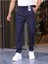 Erkek Örme Kumaş Rahat Geniş Kalıp Casual Jogger Pantolon 1