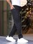 Erkek Örme Kumaş Rahat Geniş Kalıp Casual Jogger Pantolon 2
