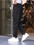 Erkek Örme Kumaş Rahat Geniş Kalıp Casual Jogger Pantolon 3