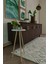 Ahşap Ayaklı Yuvarlak Yan Sehpa – Dekoratif Küçük Sehpa 34X74 cm 3