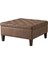 Cozy Leather / Suni Deri Puf ve Orta Sehpa 80X80 cm 4