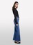 Pamuk Karışımlı Yüksek Bel Ispanyol Paça Denim Pantolon Kadın Buz Mavisi Denim Pantolon - 325P4MCPLE043 5