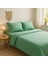 Çift Kişilik Pamuk Nevresim Takımı 200 x 220 cm , Lastikli Çarşaflı Set, Mint Yeşili 2