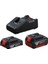 Gba 18V 2,0 Ah Akü + Gba 18V 4,0 Ah Akü + Gal 18V-40 Şarj Cihazı (1600A01ZS9) 1
