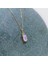 0,60CT Pembe Quarz 0,10CT Pırlanta(Signity) Taşlı Modern Gümüş Kolye-925 Ayar Hediye Gümüş Kolye 7