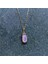 0,60CT Pembe Quarz 0,10CT Pırlanta(Signity) Taşlı Modern Gümüş Kolye-925 Ayar Hediye Gümüş Kolye 8