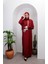Tek Parça Başörtülü Dantelli Kadın Namaz Elbisesi 4