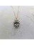Gümüş Kolye - Green Topaz 0,90 CT (Nano Yeşim Taşı) 0,24 CT Pırlanta 925 Ayar Gümüş Kolye-Hediye Gümüş Kolye 6