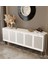 Andromeda Silver Serisi 200 cm 5 Kapaklı Mdf Konsol 200 x 80 x 40 cm 2