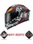 Sw 868 Cannıbal Black Grey Red Full Face 1