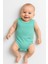 3’lü Bej-Sarı-Yeşil Bebek Zıbın Seti | Pamuklu Kolsuz Çıtçıtlı Yazlık Body | Unisex Bebek Badi 2