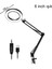 Kıskaçlı Yuvarlak Işık 6.3 Inç (16CM) Stüdyo Işık ve Tripod Fotoğraf Makinesi Kamera Youtuber Twich Yayıncı Işığı - NB35 3