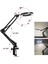 Kıskaçlı Yuvarlak Işık 6.3 Inç (16CM) Stüdyo Işık ve Tripod Fotoğraf Makinesi Kamera Youtuber Twich Yayıncı Işığı - NB35 4