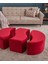 Alya Puf - Kırmızı 3