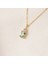 Gümüş Kolye - 925 Ayar Gümüş KOLYE-1.53CT Nano Peridot ,pırlanta Montürü Gümüş Kolye-Hediye Pırlanta Motürü Gümüş Kolye 6