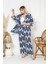 Desenli Kimono Hırkalı 2li Alt Üst Takım Bürümcük Kumaş Yazlık 2xl-6xl Oversize 4