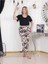 Bambu 2'li Kombin Dantelli Pijama Takımı Geniş Paça 4