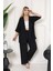 Kimono Hırkalı 2'li Alt Üst Takım Bürümcük Kumaş Yazlık Oversize 1