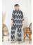 Desenli Kimono Hırkalı 2li Alt Üst Takım Bürümcük Kumaş Yazlık 2xl-6xl Oversize 5
