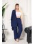 Kimono Hırkalı 2'li Alt Üst Takım Bürümcük Kumaş Yazlık Oversize 3